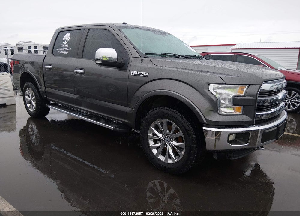 2016 FORD F-150 LARIAT VIN: 1FTEW1EF3GKF95495