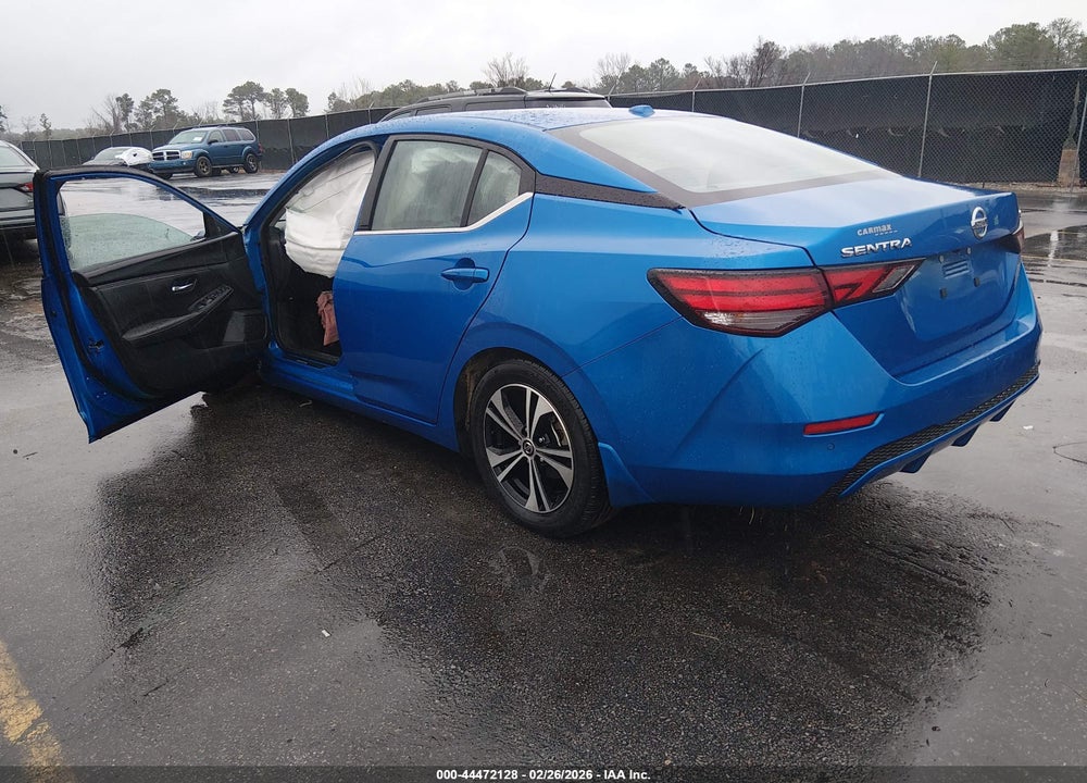 2022 NISSAN SENTRA SV XTRONIC CVT VIN: 3N1AB8CV3NY301477
