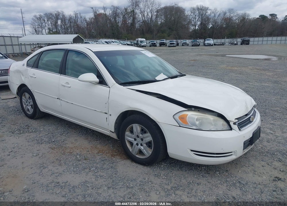 2007 CHEVROLET IMPALA LS VIN: 2G1WB58K579257333