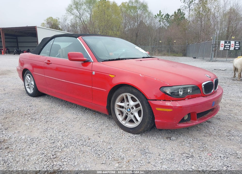 2004 BMW 325CI VIN: WBABW33474PG97445