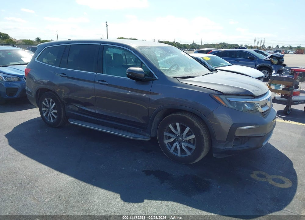 2021 HONDA PILOT 2WD EX VIN: 5FNYF5H36MB021455