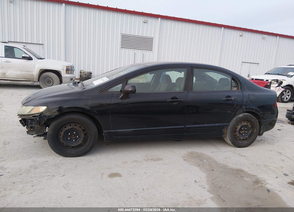 2009 HONDA CIVIC LX VIN: 19XFA165X9E043958