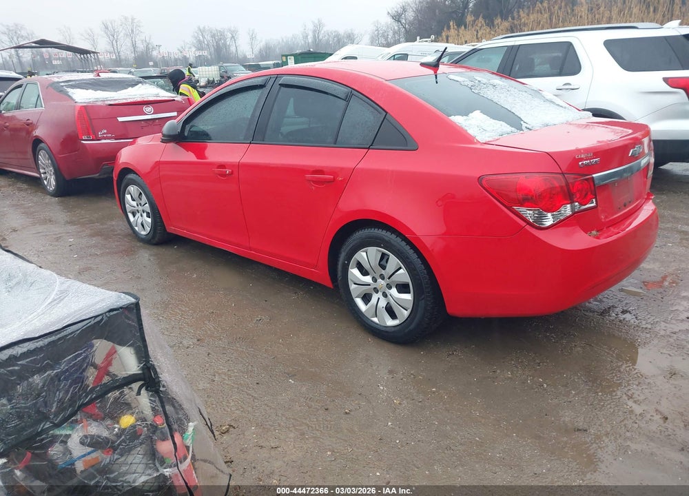 2014 CHEVROLET CRUZE LS MANUAL VIN: 1G1PB5SH3E7462911