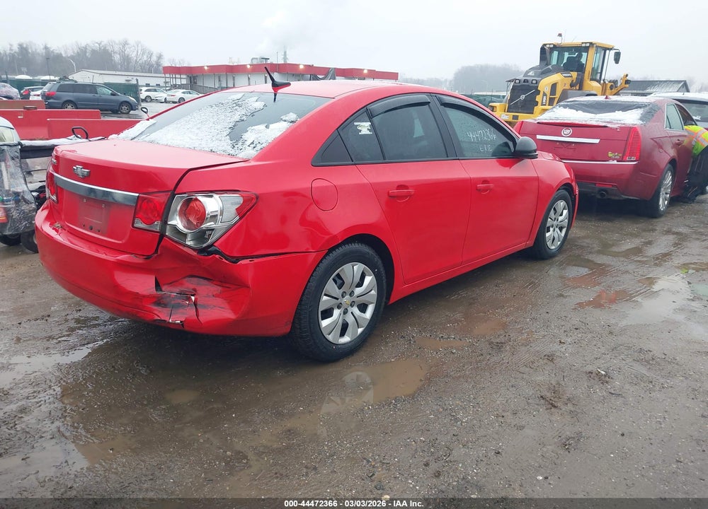 2014 CHEVROLET CRUZE LS MANUAL VIN: 1G1PB5SH3E7462911