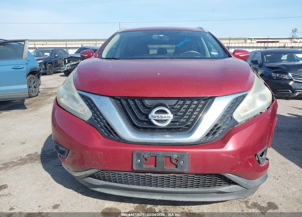 2015 NISSAN MURANO SL VIN: 5N1AZ2MG4FN230466