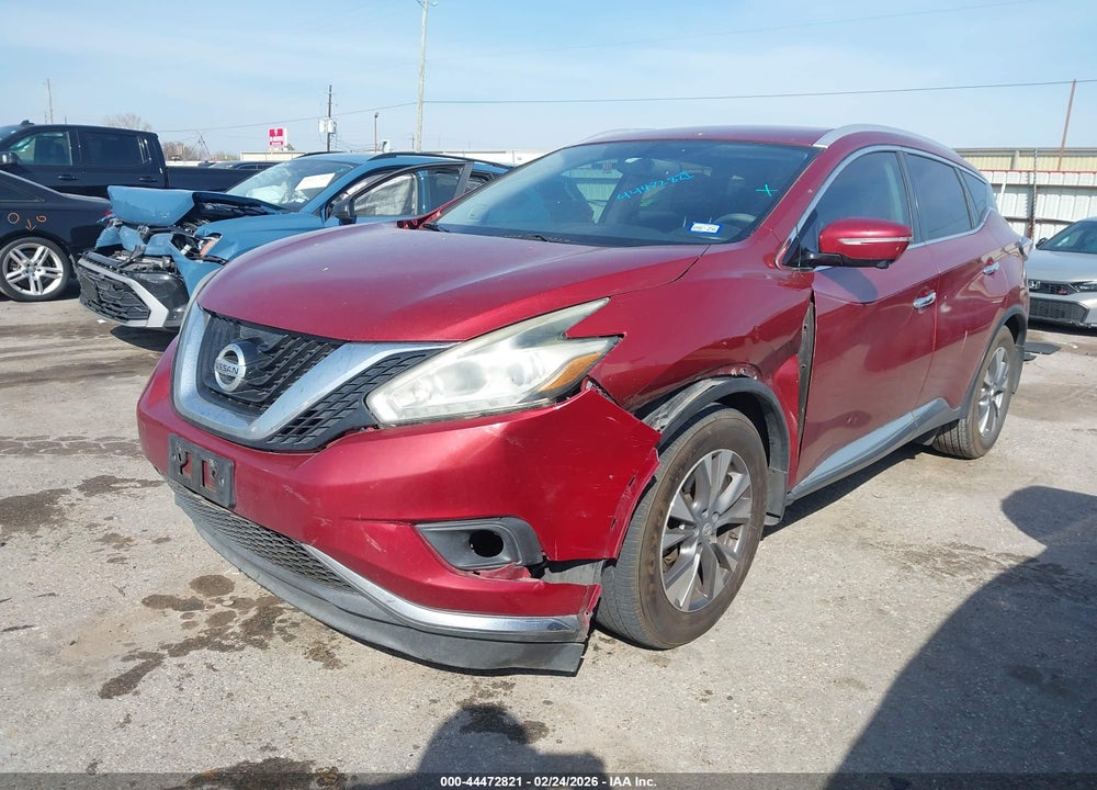 2015 NISSAN MURANO SL VIN: 5N1AZ2MG4FN230466