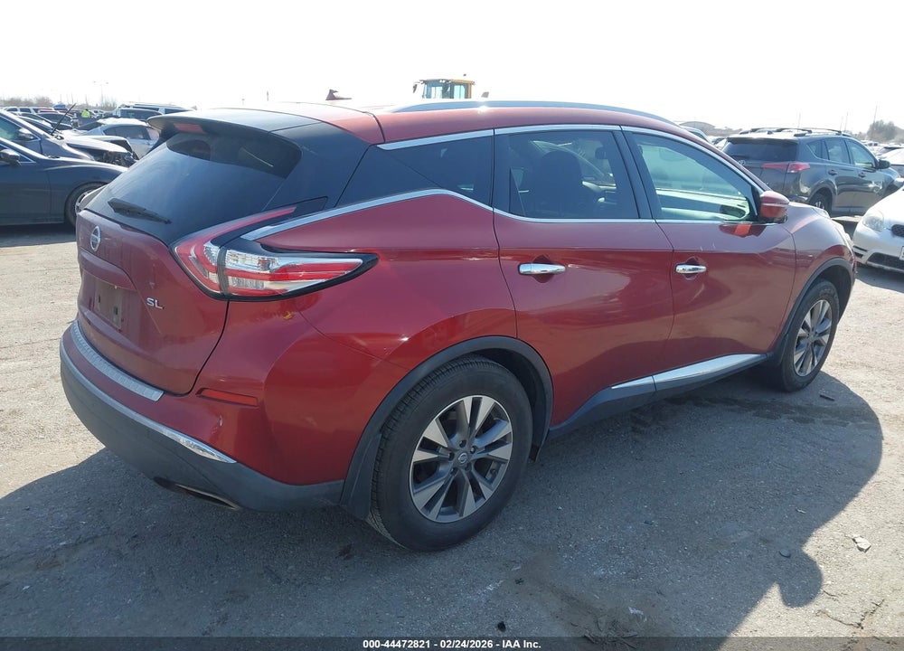 2015 NISSAN MURANO SL VIN: 5N1AZ2MG4FN230466