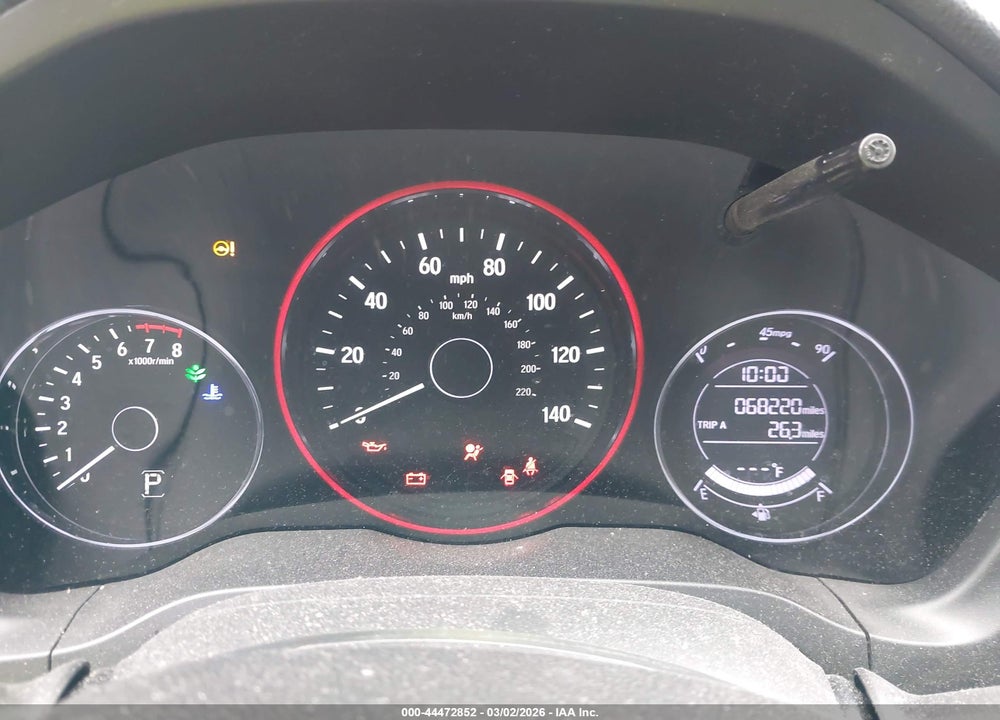 2019 HONDA HR-V LX VIN: 3CZRU6H32KG733396