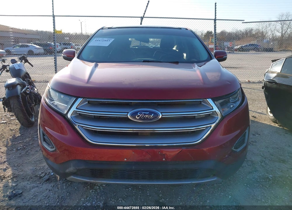 2015 FORD EDGE SEL VIN: 2FMTK3J87FBB41728
