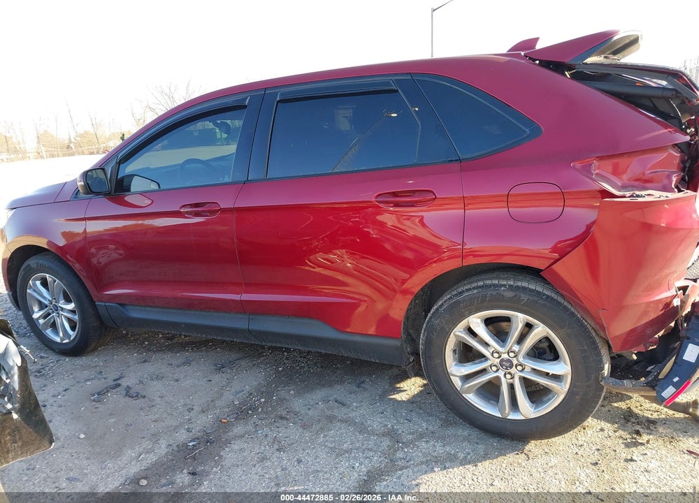 2015 FORD EDGE SEL VIN: 2FMTK3J87FBB41728