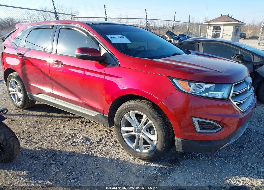 2015 FORD EDGE SEL VIN: 2FMTK3J87FBB41728