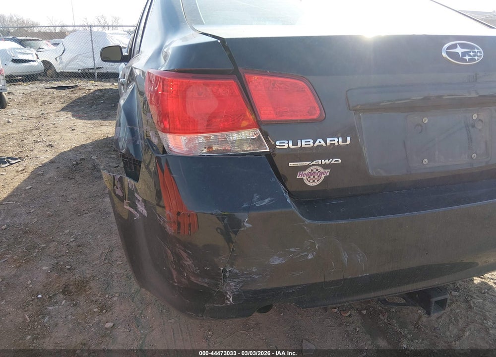 2012 SUBARU LEGACY 2.5I VIN: 4S3BMCA68C3007265