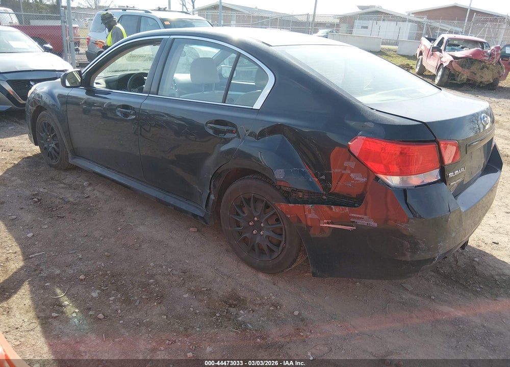 2012 SUBARU LEGACY 2.5I VIN: 4S3BMCA68C3007265