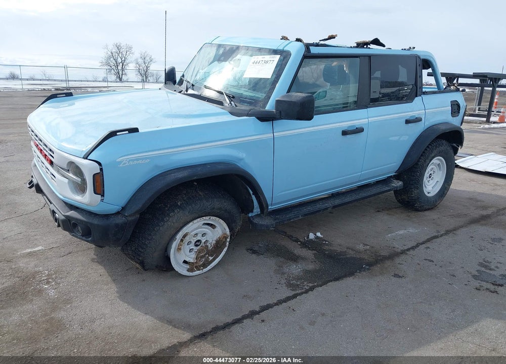 2024 FORD BRONCO HERITAGE EDITION VIN: 1FMDE4DH8RLA27612