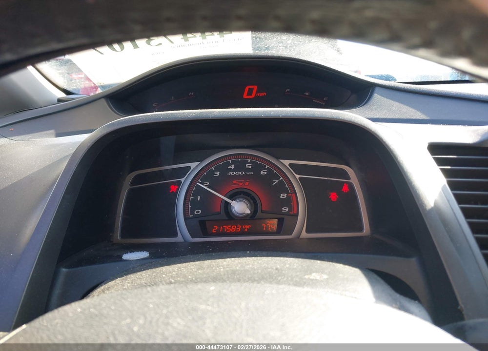 2007 HONDA CIVIC SI VIN: 2HGFA55567H714022