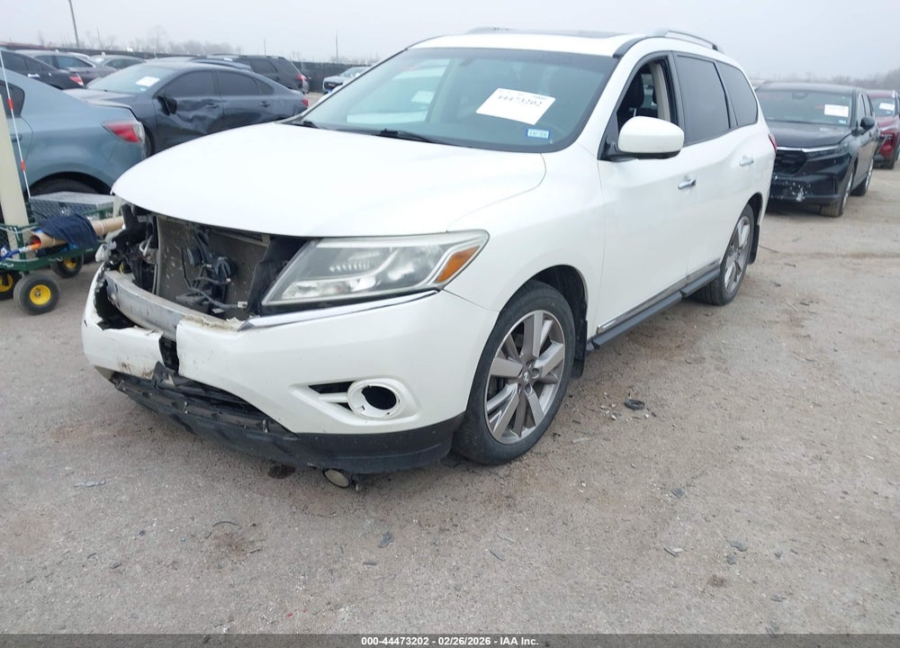 2015 NISSAN PATHFINDER PLATINUM VIN: 5N1AR2MN5FC656631