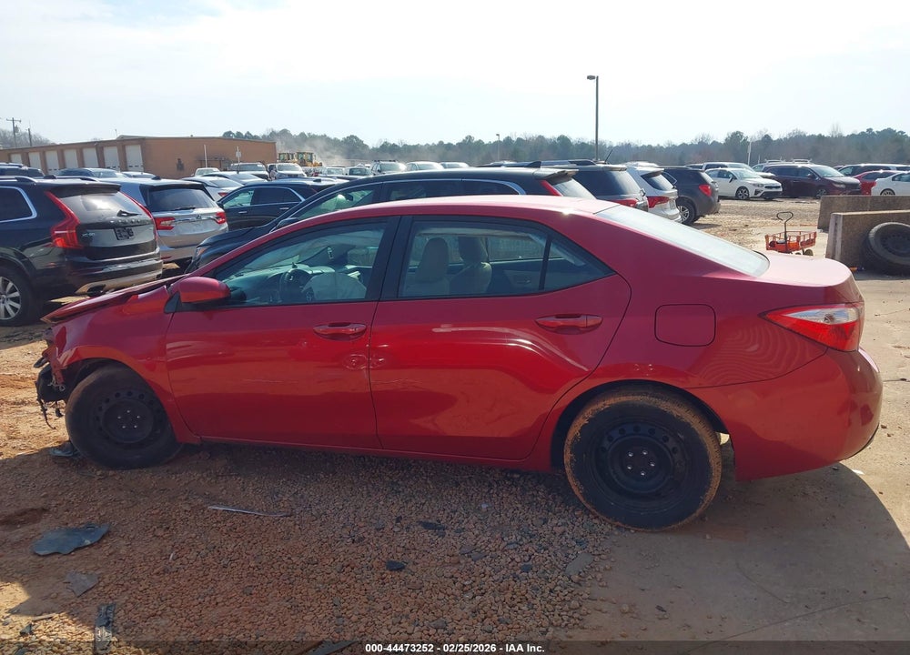 2015 TOYOTA COROLLA LE VIN: 2T1BURHE5FC289974