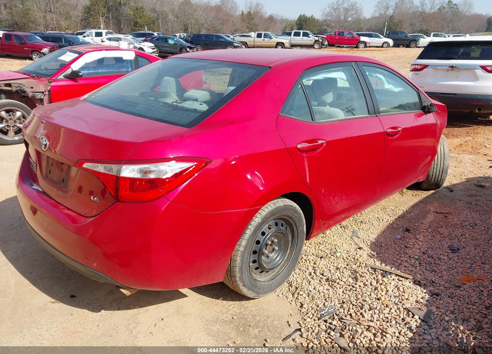 2015 TOYOTA COROLLA LE VIN: 2T1BURHE5FC289974