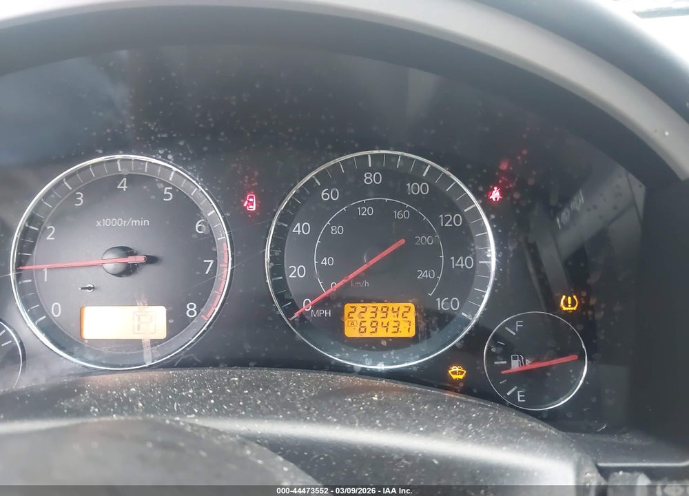 2005 INFINITI FX35 VIN: JNRAS08W75X214909