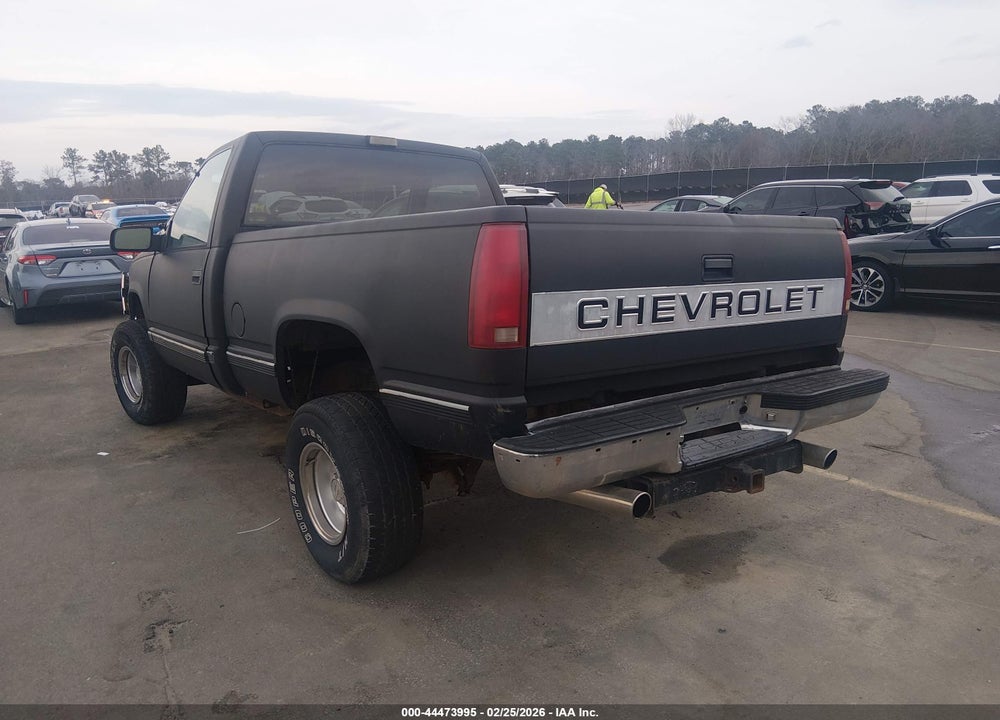1993 CHEVROLET GMT-400 K1500 VIN: 1GCEK14K4PZ132783