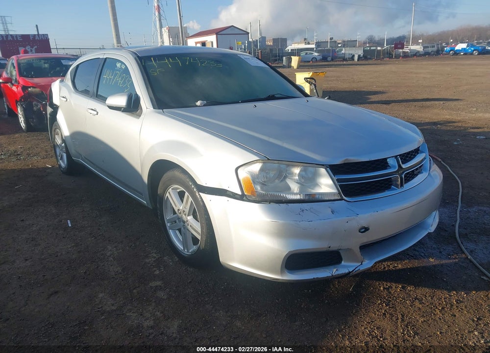 2012 DODGE AVENGER SXT VIN: 1C3CDZCB8CN240475