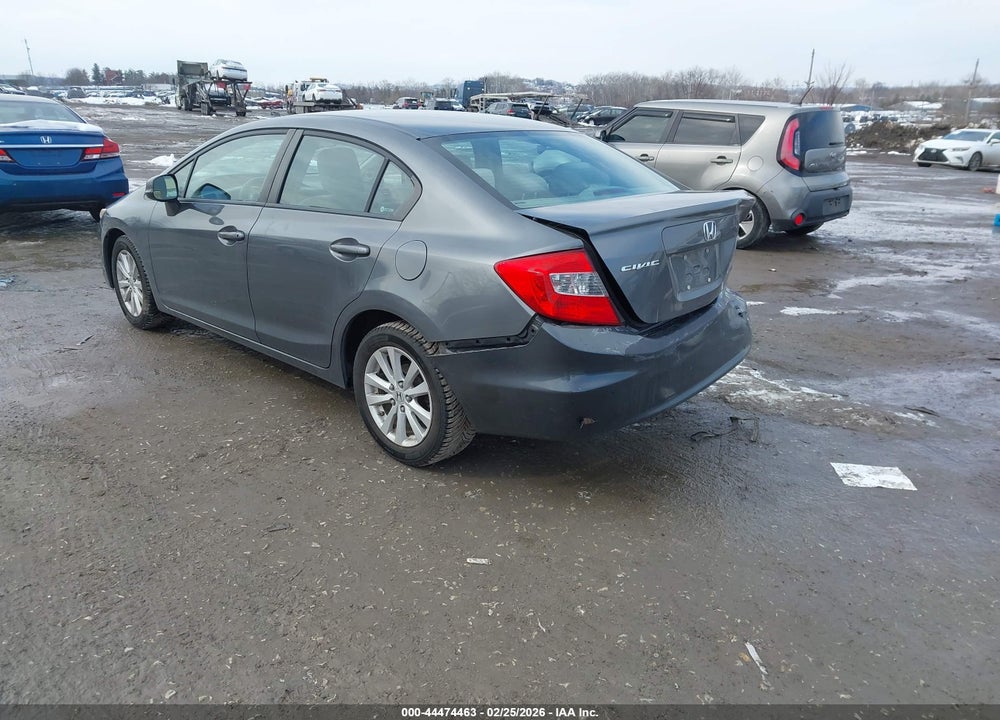 2012 HONDA CIVIC EX VIN: 2HGFB2F81CH304789
