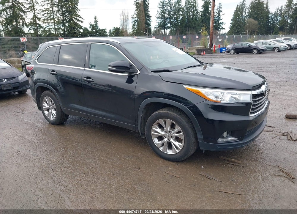 2015 TOYOTA HIGHLANDER LIMITED V6 VIN: 5TDDKRFH9FS161790