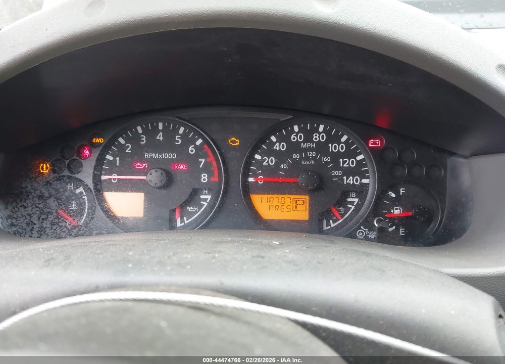 2013 NISSAN XTERRA S VIN: 5N1AN0NW7DN822897