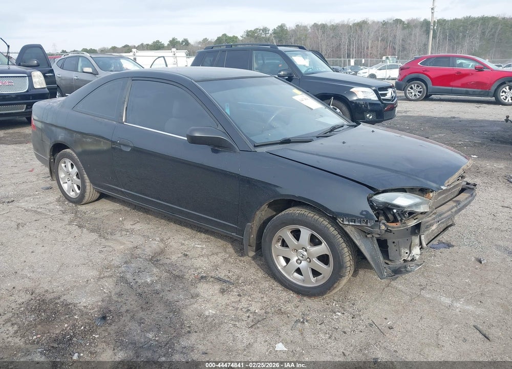 2001 HONDA CIVIC LX VIN: 1HGEM21531L033480