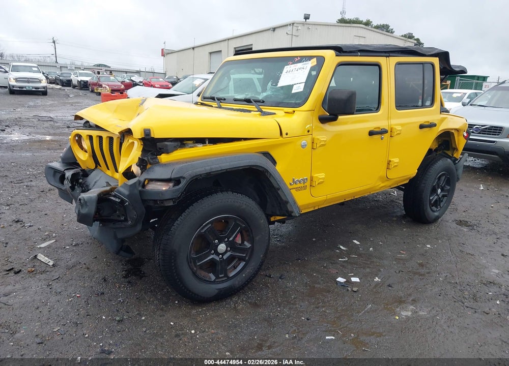 2018 JEEP WRANGLER UNLIMITED SPORT 4X4 VIN: 1C4HJXDG8JW299297