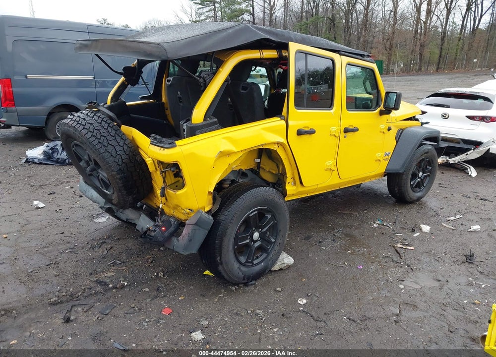 2018 JEEP WRANGLER UNLIMITED SPORT 4X4 VIN: 1C4HJXDG8JW299297