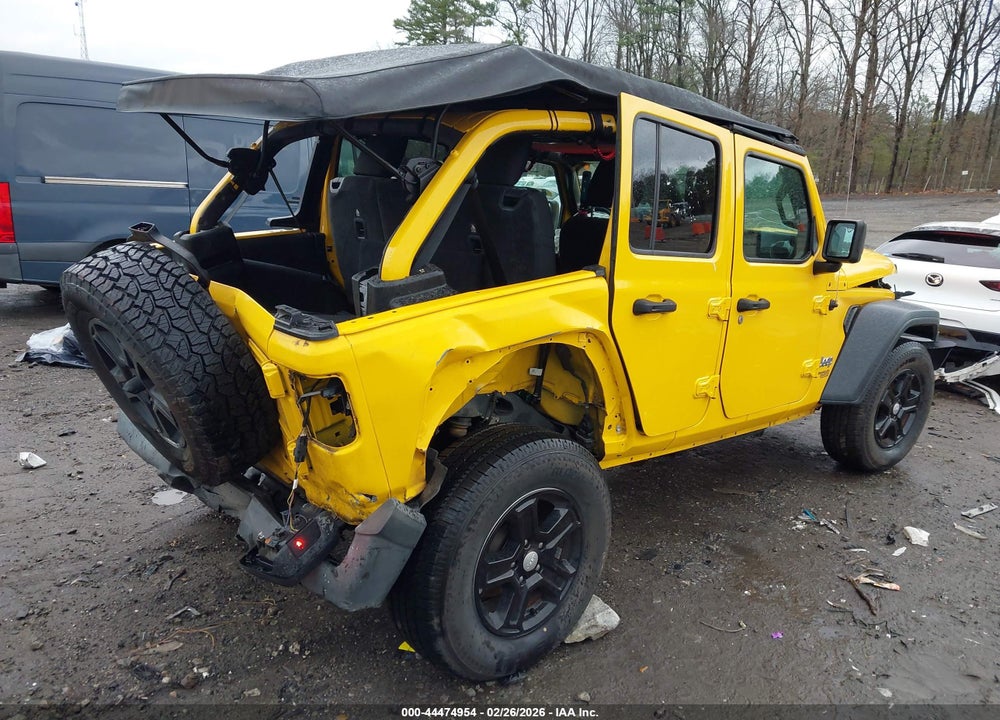 2018 JEEP WRANGLER UNLIMITED SPORT 4X4 VIN: 1C4HJXDG8JW299297