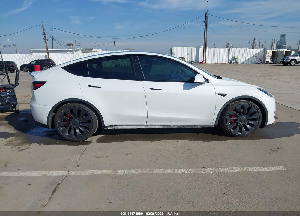 2022 TESLA MODEL Y PERFORMANCE DUAL MOTOR ALL-WHEEL DRIVE VIN: 7SAYGDEFXNF393827