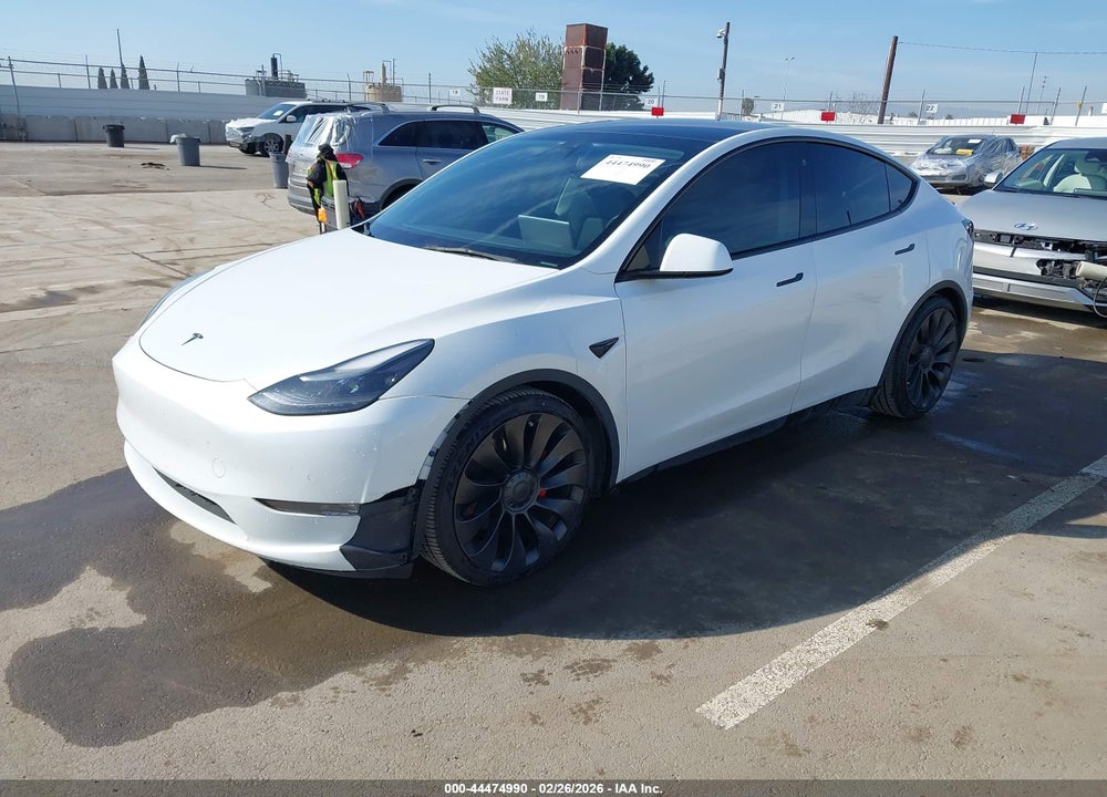 2022 TESLA MODEL Y PERFORMANCE DUAL MOTOR ALL-WHEEL DRIVE VIN: 7SAYGDEFXNF393827
