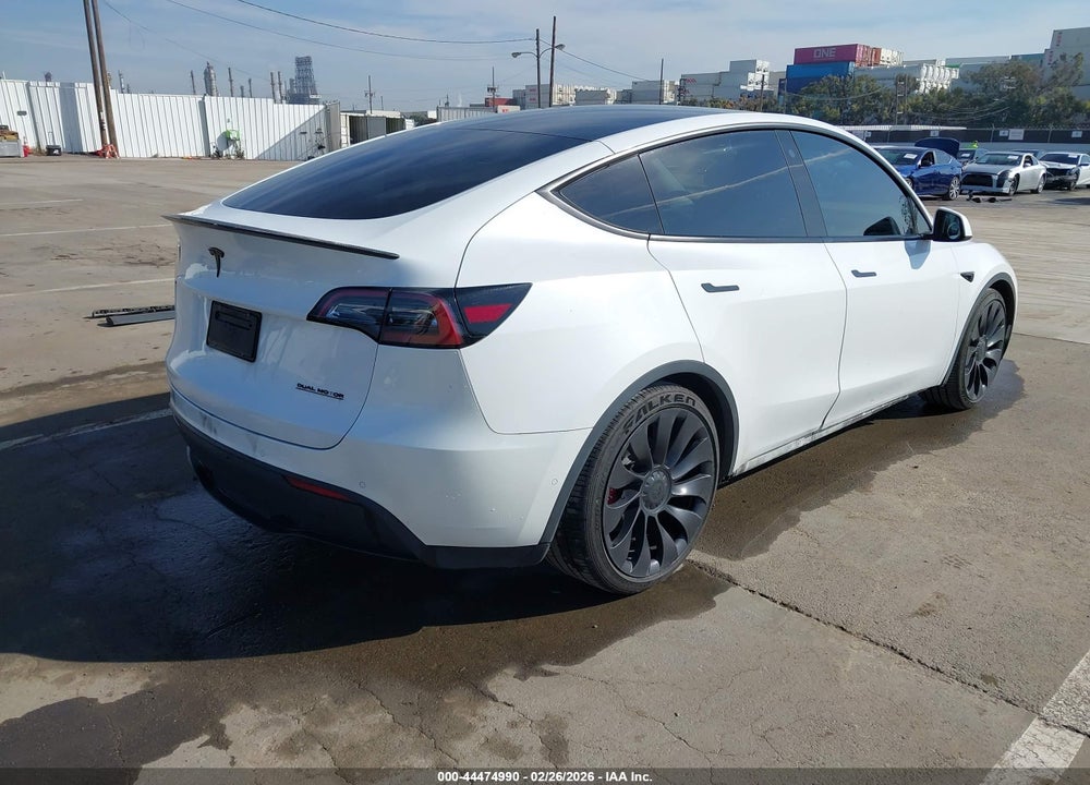 2022 TESLA MODEL Y PERFORMANCE DUAL MOTOR ALL-WHEEL DRIVE VIN: 7SAYGDEFXNF393827