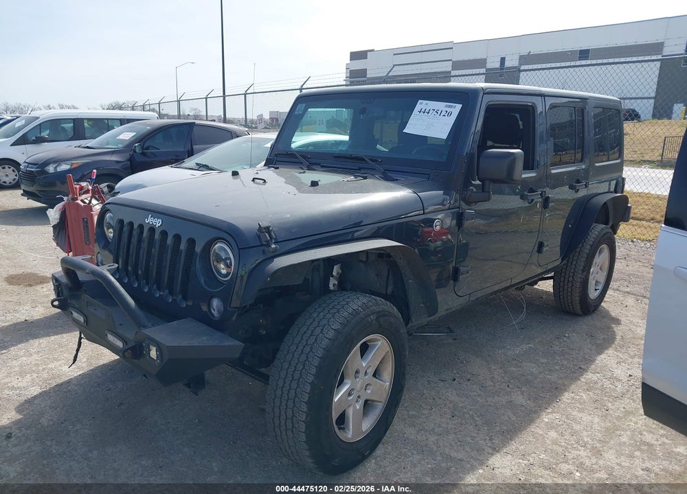 2016 JEEP WRANGLER UNLIMITED SPORT VIN: 1C4BJWDG2GL285888