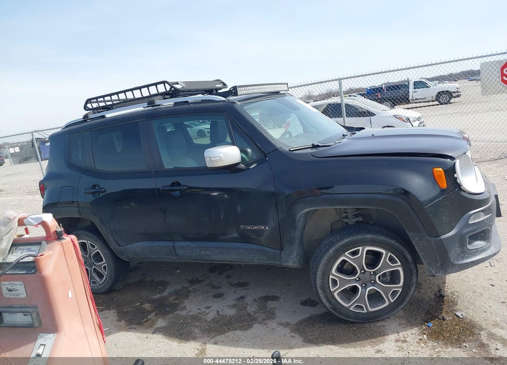 2016 JEEP RENEGADE LIMITED VIN: ZACCJBDT4GPD16581