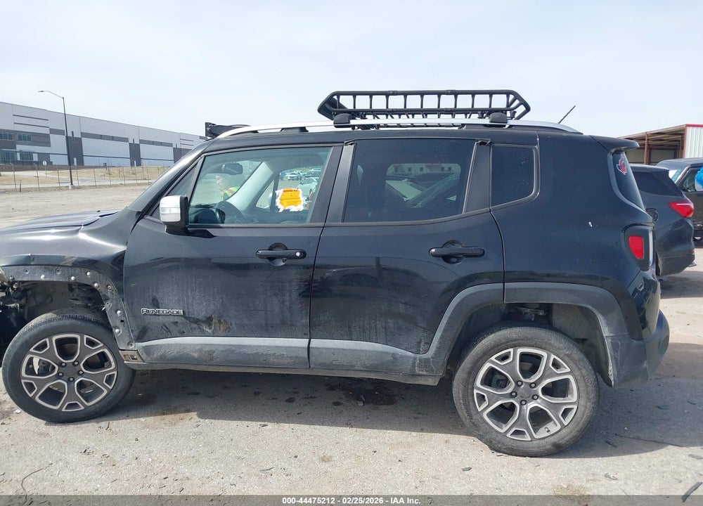 2016 JEEP RENEGADE LIMITED VIN: ZACCJBDT4GPD16581