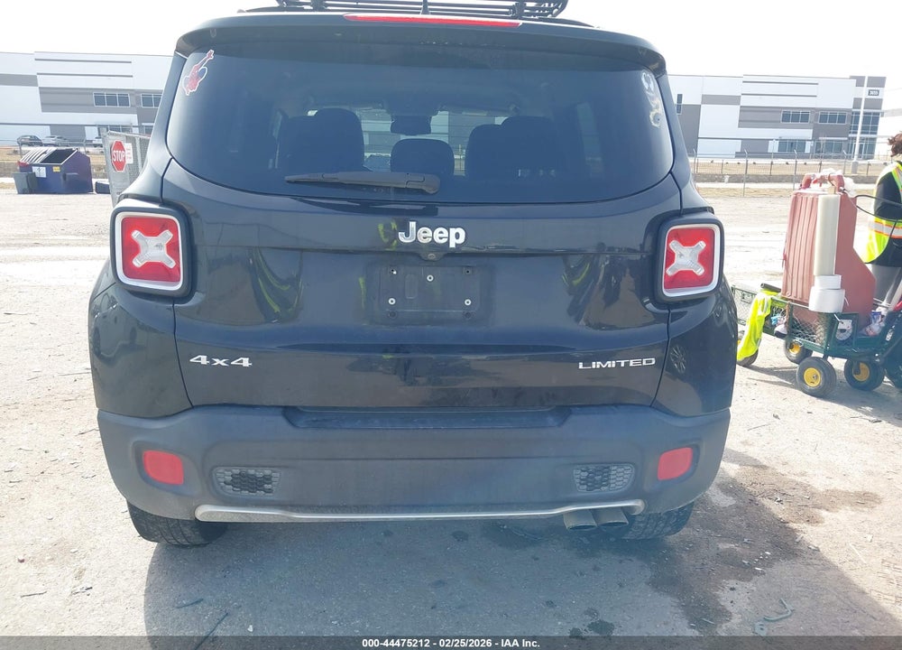 2016 JEEP RENEGADE LIMITED VIN: ZACCJBDT4GPD16581
