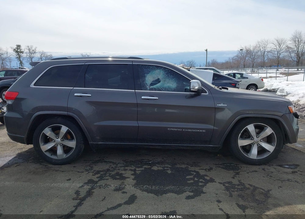 2014 JEEP GRAND CHEROKEE OVERLAND VIN: 1C4RJFCT7EC137519