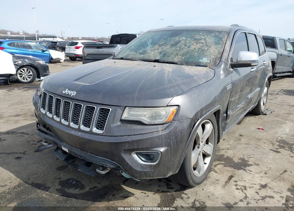 2014 JEEP GRAND CHEROKEE OVERLAND VIN: 1C4RJFCT7EC137519