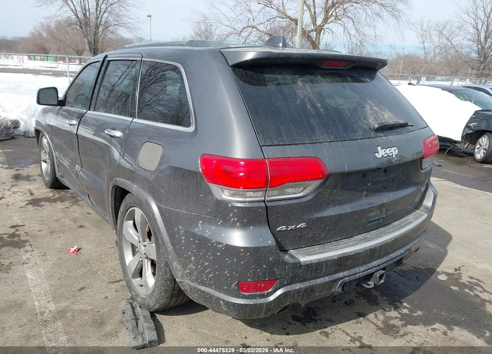 2014 JEEP GRAND CHEROKEE OVERLAND VIN: 1C4RJFCT7EC137519