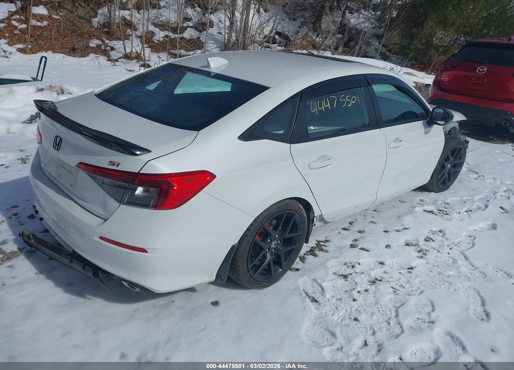 2022 HONDA CIVIC SI SEDAN VIN: 2HGFE1E55NH476237