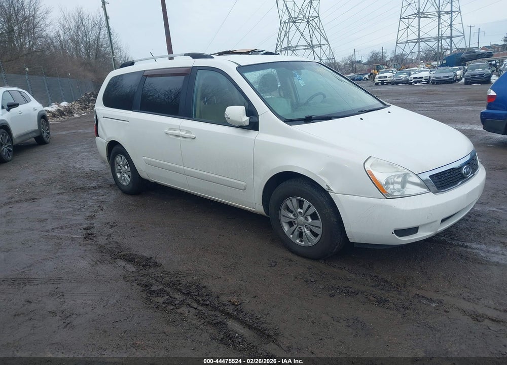 2012 KIA SEDONA LX VIN: KNDMG4C78C6505167