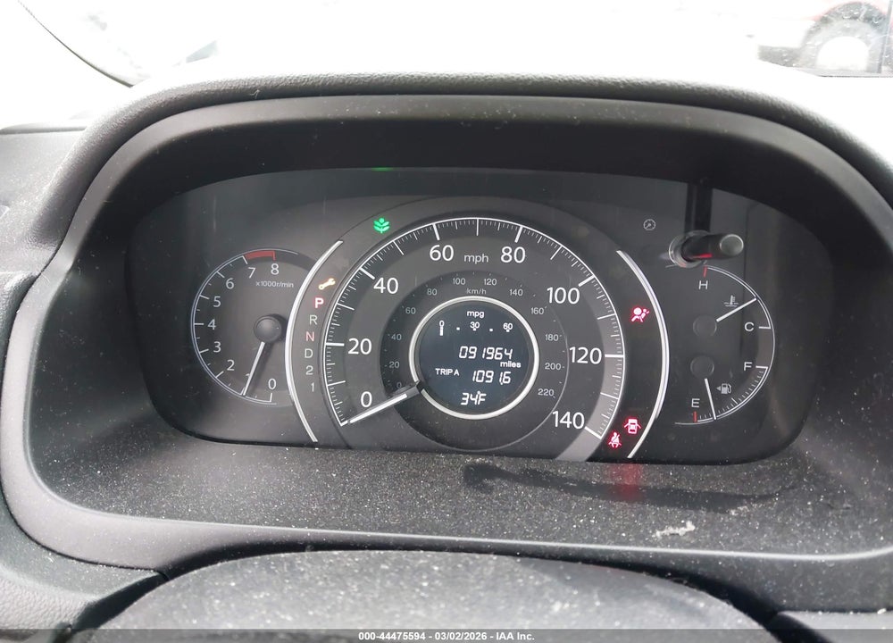 2013 HONDA CR-V LX VIN: 2HKRM3H35DH513328