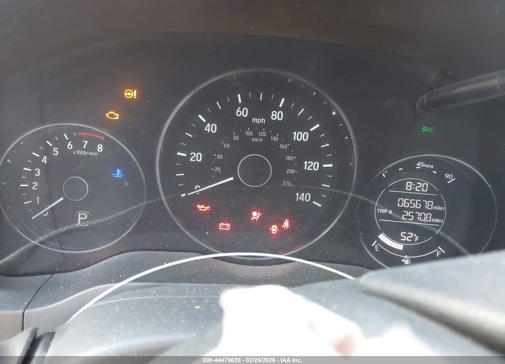 2016 HONDA HR-V LX VIN: 3CZRU6H31GM714539
