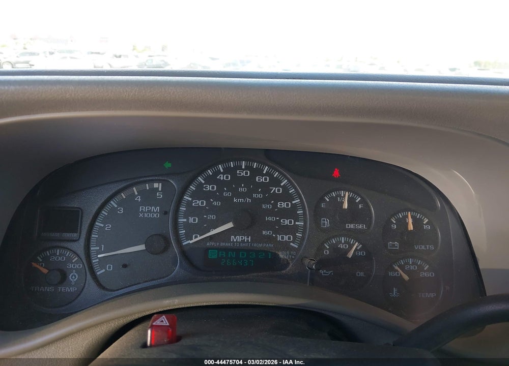 2002 CHEVROLET SILVERADO 2500HD LT VIN: 1GCHC29112E138654