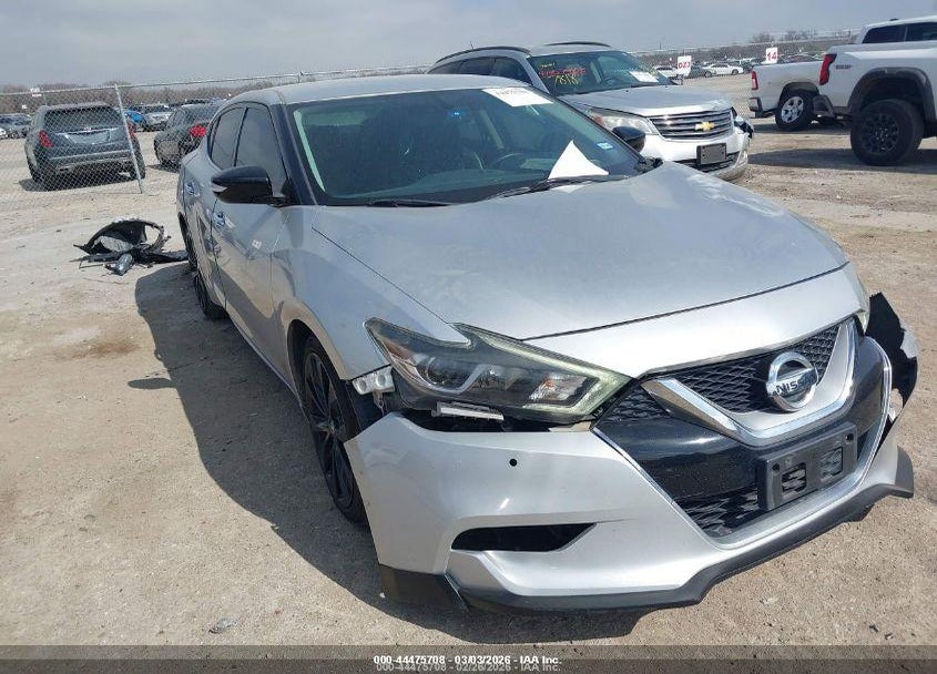 2016 NISSAN MAXIMA 3.5 SR VIN: 1N4AA6AP9GC409676