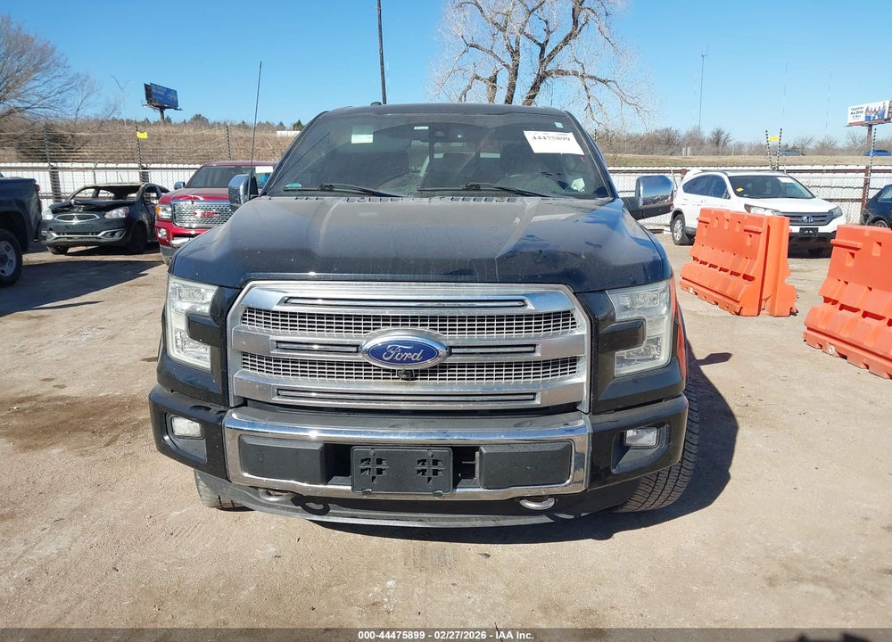 2016 FORD F-150 PLATINUM VIN: 1FTEW1EG5GFB93432