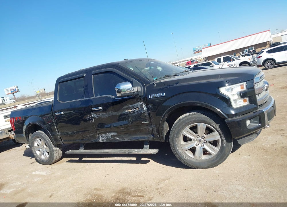 2016 FORD F-150 PLATINUM VIN: 1FTEW1EG5GFB93432